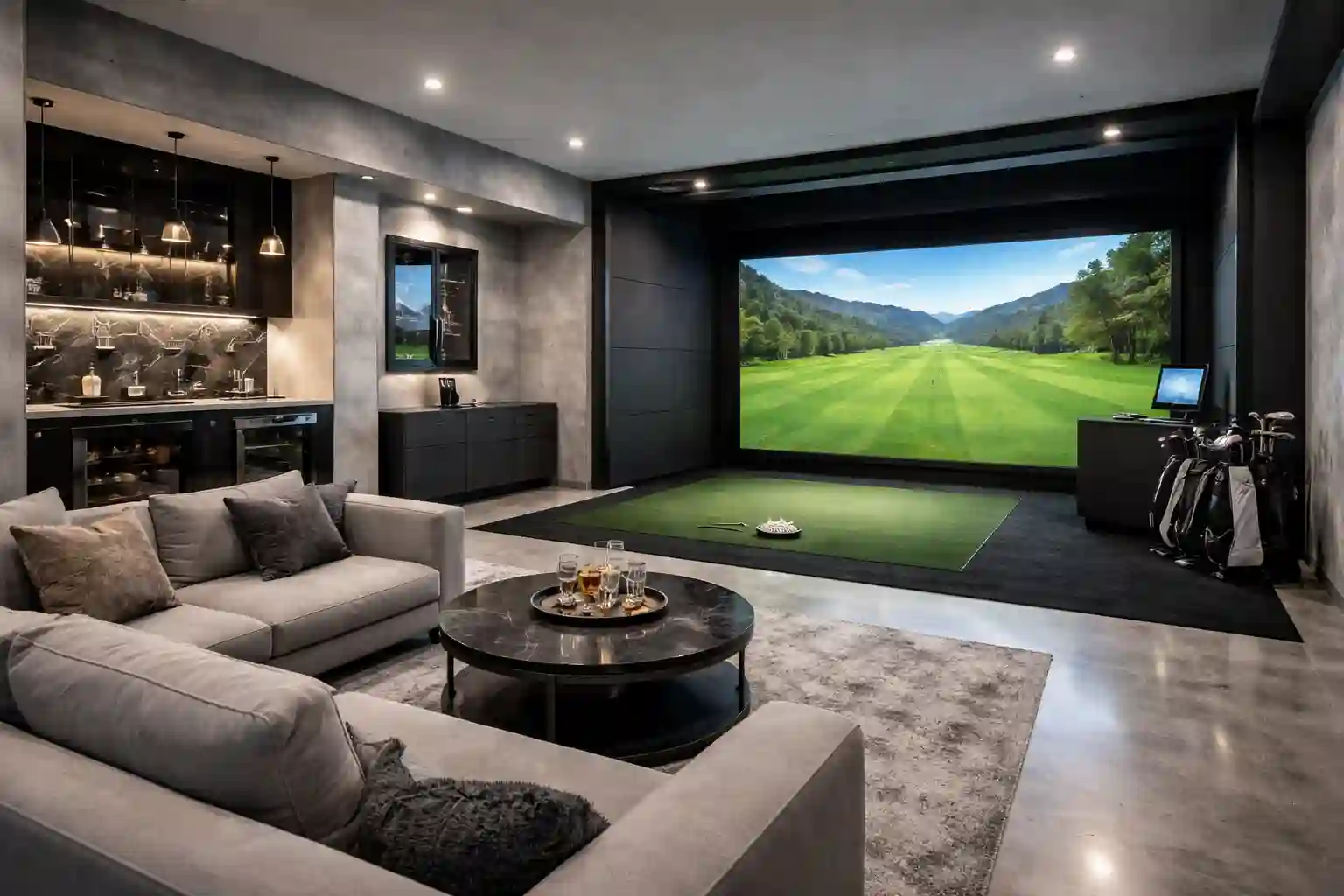 Basement fit-out and finishing for luxury underground rooms and lifestyle spaces